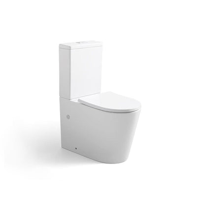 LUKKA ACADIA RIMLESS BACK TO WALL TOILET SUITE MATTE WHITE