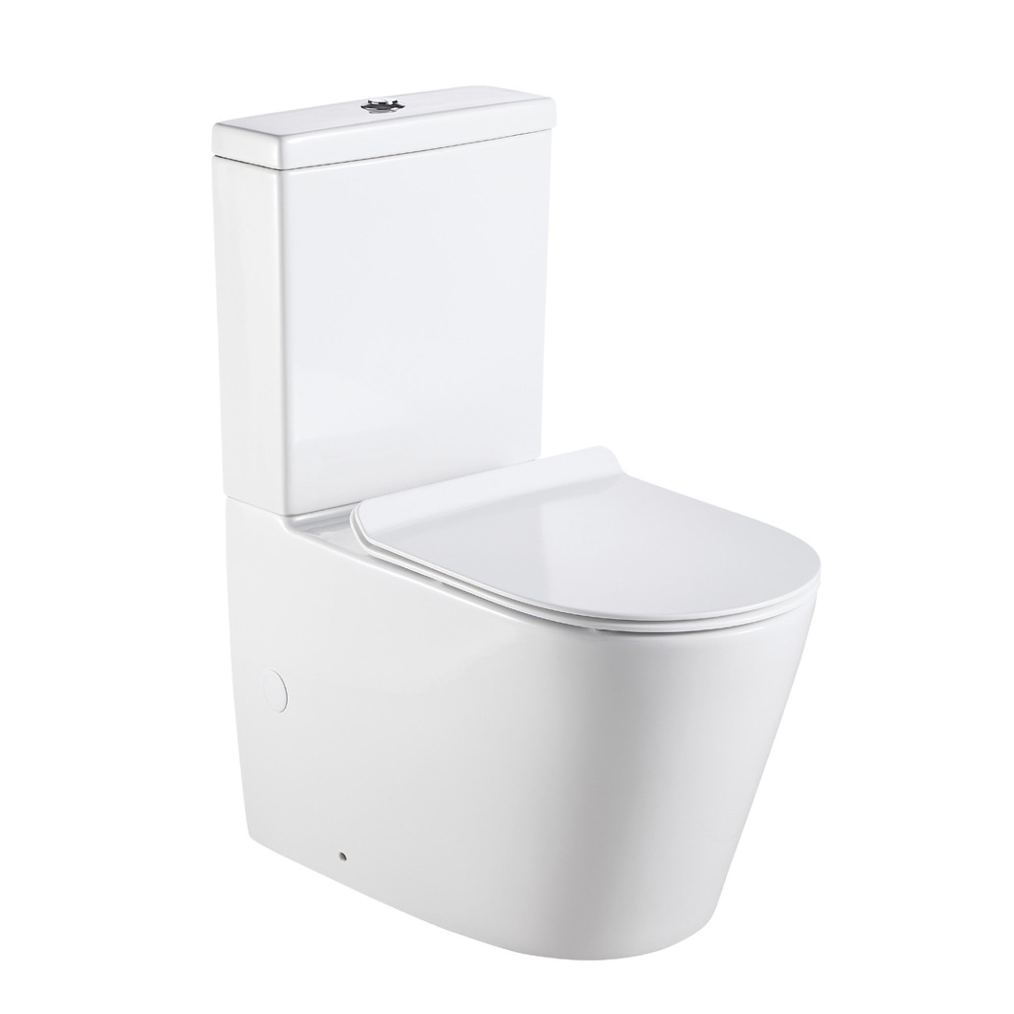 LUKKA AGENA BACK TO WALL TOILET SUITE GLOSS WHITE