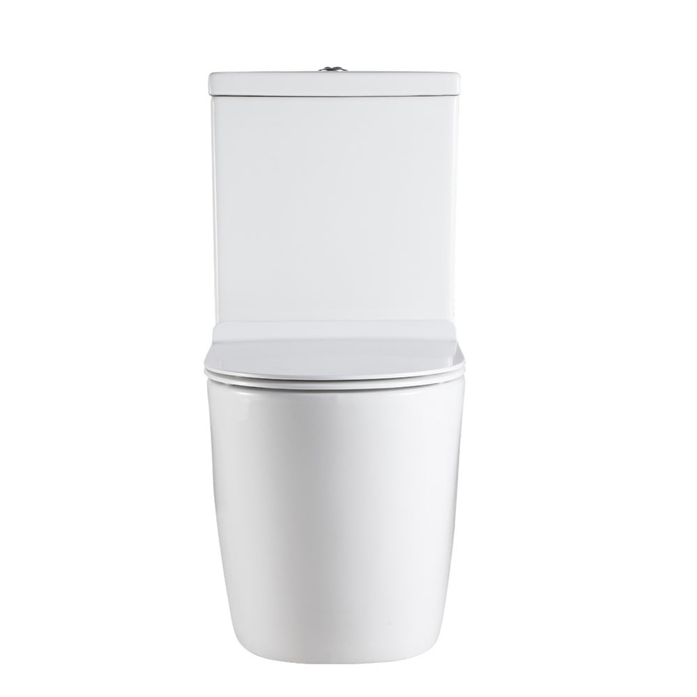 LUKKA AGENA BACK TO WALL TOILET SUITE GLOSS WHITE
