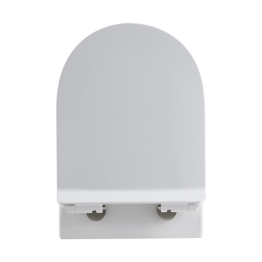 LUKKA AGENA RIMLESS WALL HUNG PAN WHITE