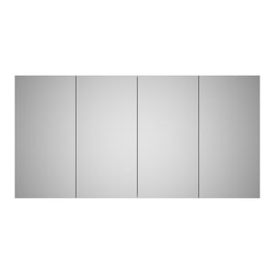 LUKKA ALPHA GLOSS WHITE PVC SHAVING CABINET 1500X750MM