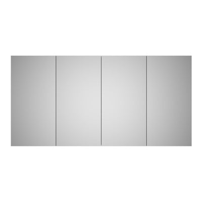 LUKKA ALPHA GLOSS WHITE PVC SHAVING CABINET 1500X750MM