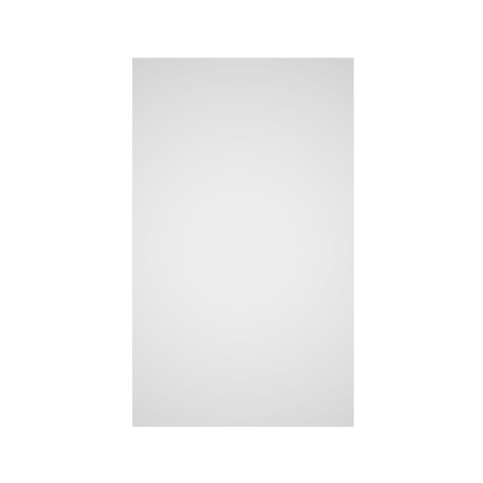 LUKKA ALPHA GLOSS WHITE PVC SHAVING CABINET 450X750MM