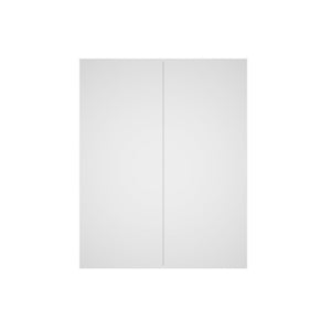 LUKKA ALPHA GLOSS WHITE PVC SHAVING CABINET 600X750MM
