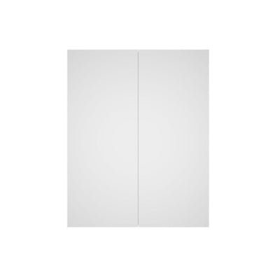 LUKKA ALPHA GLOSS WHITE PVC SHAVING CABINET 600X750MM