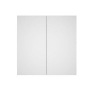 LUKKA ALPHA GLOSS WHITE PVC SHAVING CABINET 750X750MM