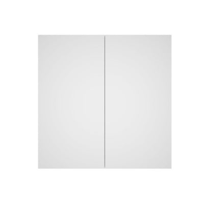 LUKKA ALPHA GLOSS WHITE PVC SHAVING CABINET 750X750MM