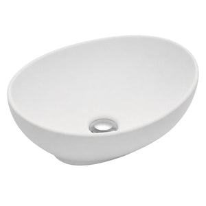 LUKKA BIRCH ABOVE COUNTER BASIN MATTE WHITE 410MM