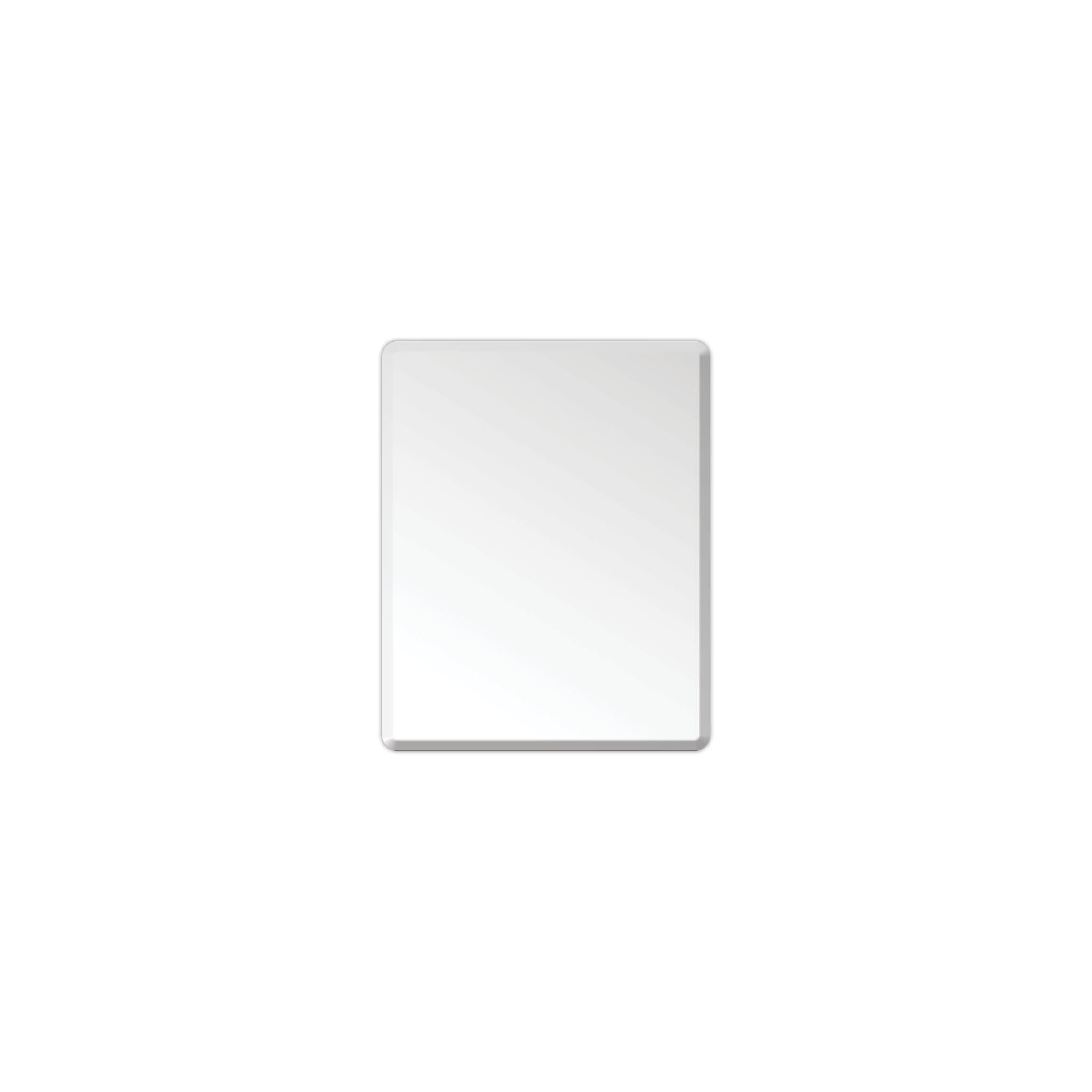 LUKKA RECTTA RECTANGULAR FRAMELESS BEVEL EDGE PLAIN MIRROR 600X750MM