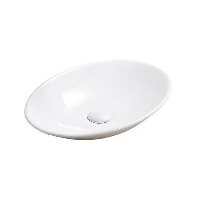 LUKKA CABRITA ABOVE COUNTER BASIN GLOSS WHITE 510MM