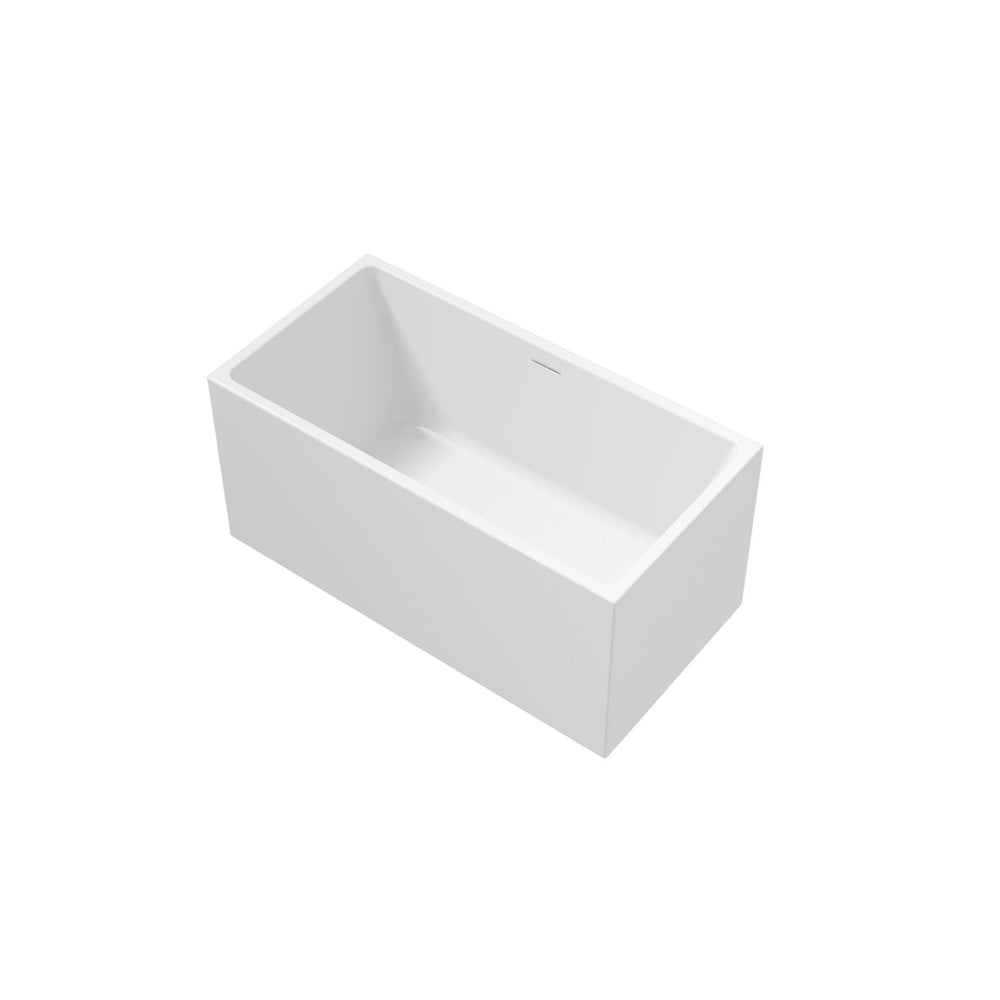 LUKKA CRETE MULTIFIT FREESTANDING BATHTUB OVERFLOW GLOSS WHITE (AVAILABLE IN 1000MM AND 1350MM)