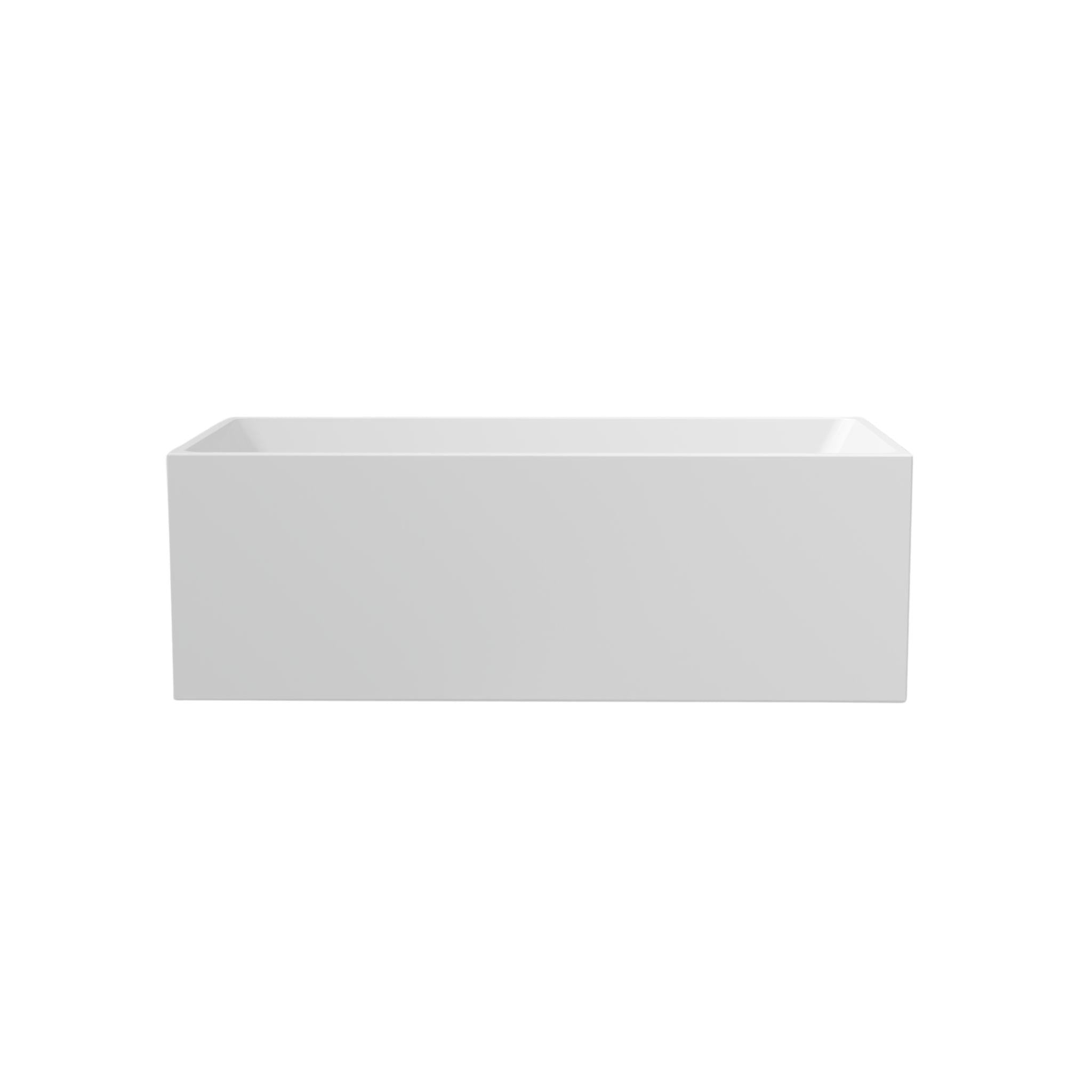 LUKKA CRETE MULTIFIT FREESTANDING BATHTUB GLOSS WHITE (AVAILABLE IN 1500MM AND 1700MM)