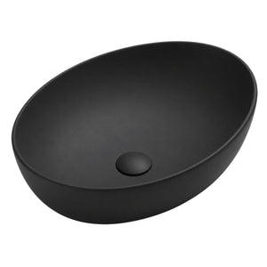 LUKKA CAREY ABOVE COUNTER BASIN MATTE BLACK 520MM