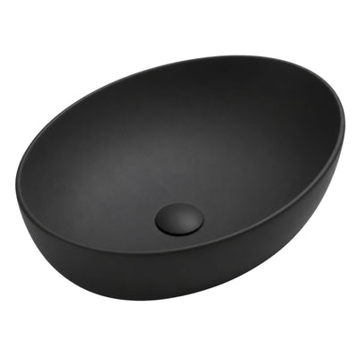 LUKKA CAREY ABOVE COUNTER BASIN MATTE BLACK 520MM