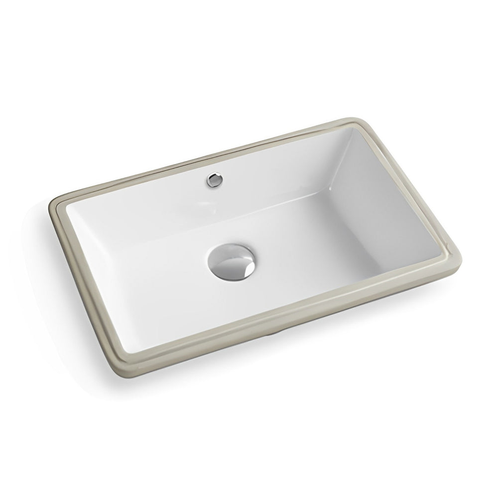 LUKKA CRETE UNDER COUNTER BASIN GLOSS WHITE 525MM