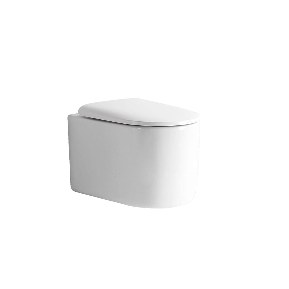 LUKKA DEVITO TORNADO RIMLESS WALL HUNG PAN GLOSS WHITE