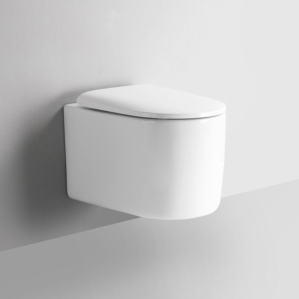 LUKKA DEVITO TORNADO RIMLESS WALL HUNG PAN GLOSS WHITE