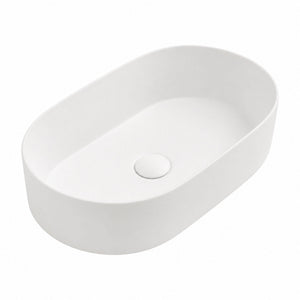 LUKKA ELLIPS ABOVE COUNTER BASIN MATTE WHITE 525MM