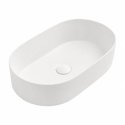 LUKKA ELLIPS ABOVE COUNTER BASIN MATTE WHITE 525MM
