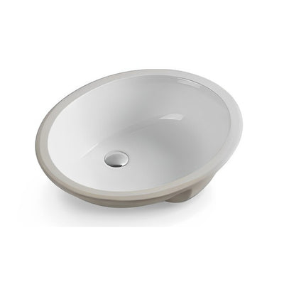 LUKKA ELIPPS UNDER COUNTER BASIN GLOSS WHITE 460MM
