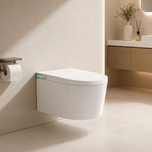 LUKKA EVO WALL HUNG SMART TOILET WITH SMART SEAT WHITE