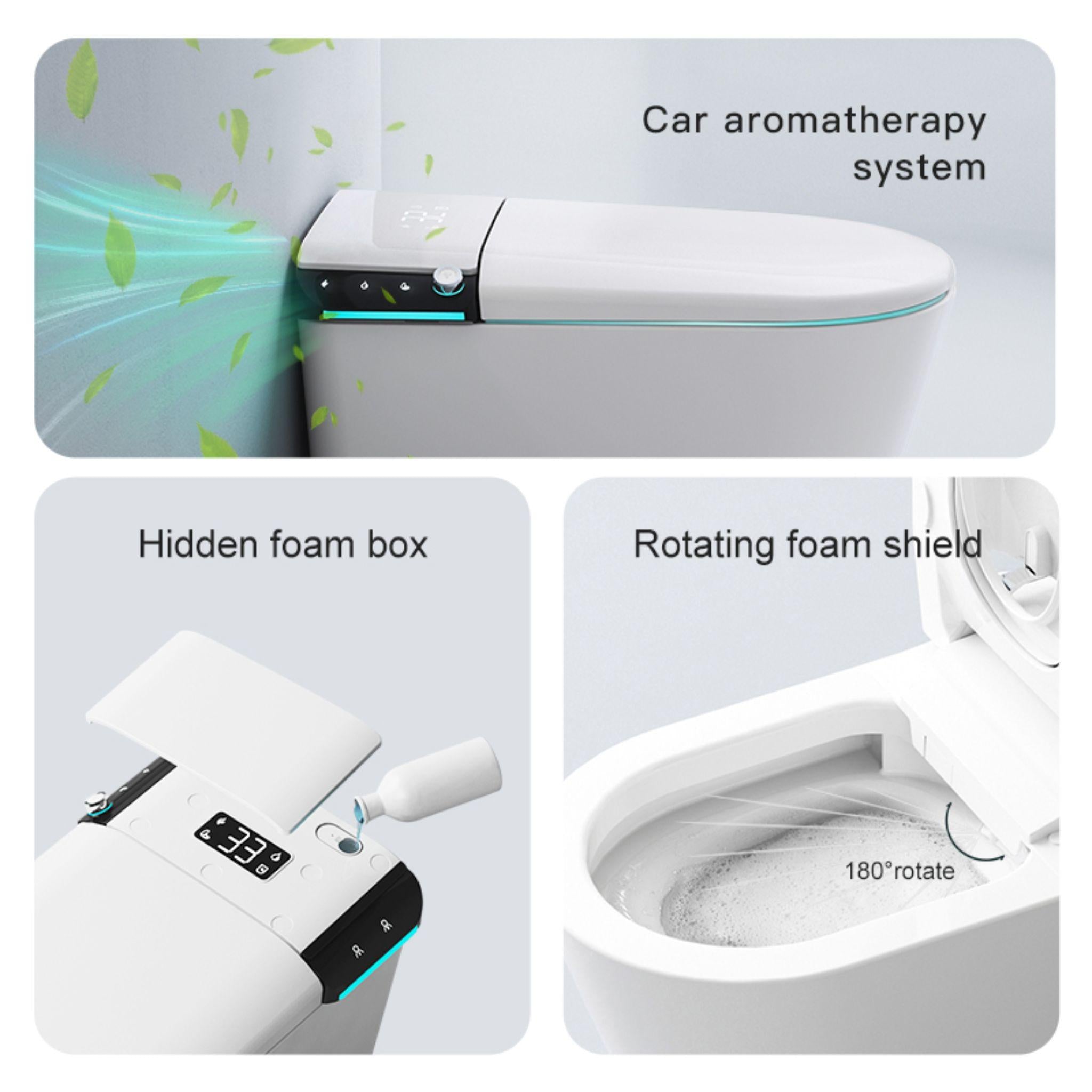 LUKKA EVO WALL FACED SMART TOILET WITH SMART SEAT WHITE