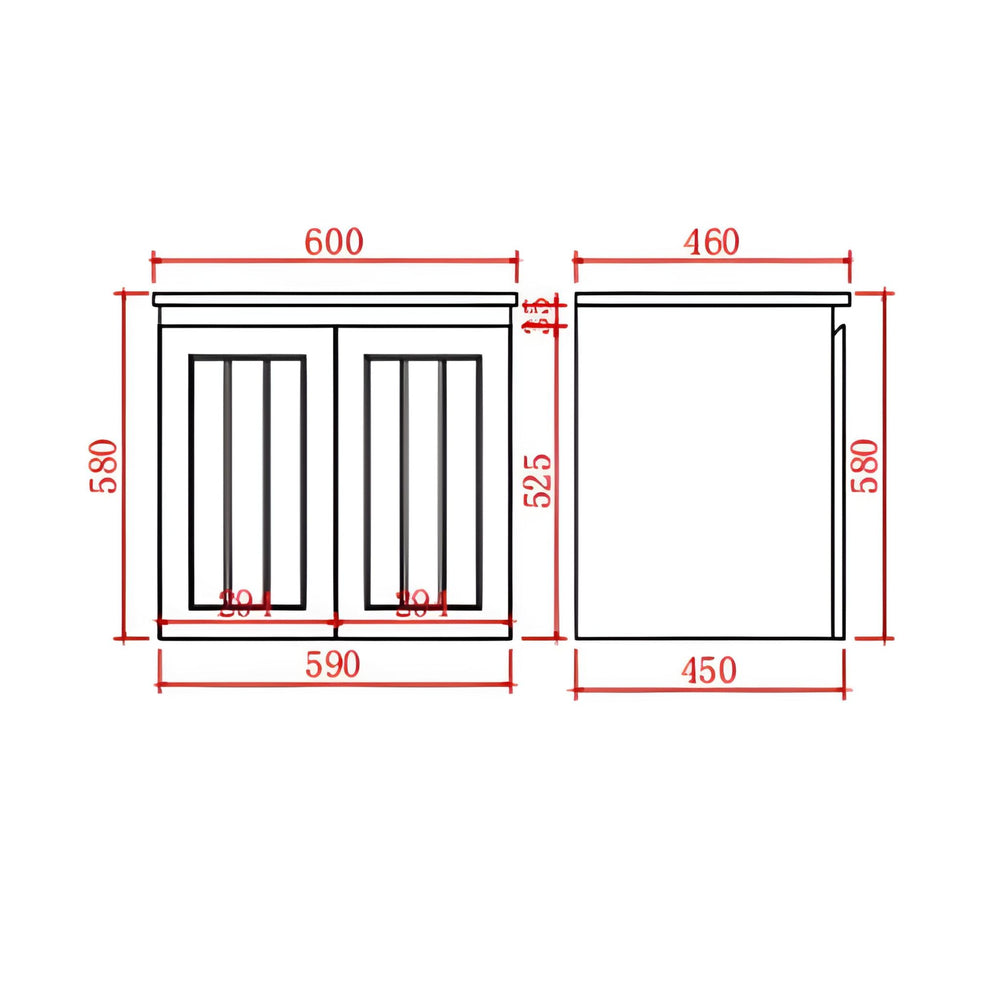 LUKKA ARCHILL FEDERATION MATTE BLACK 600MM SINGLE BOWL WALL HUNG VANITY