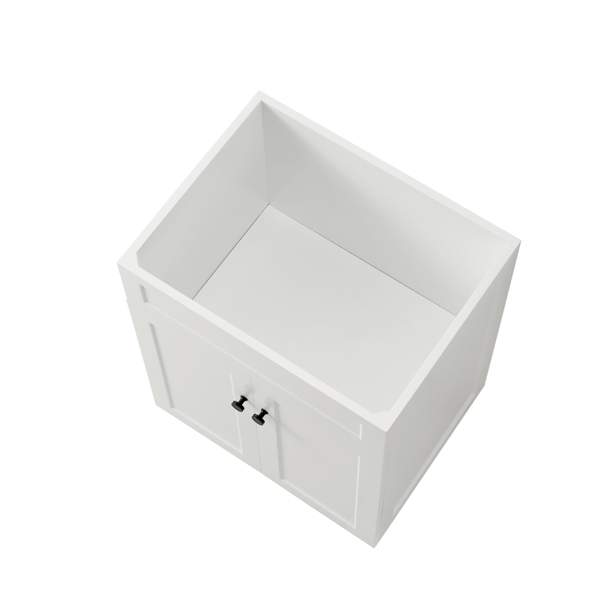 LUKKA HAROLD FEDERATION MATTE WHITE 600MM SINGLE BOWL FLOOR STANDING VANITY
