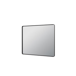 LUKKA RECTTA RECTANGULAR FRAMED MIRROR MATTE BLACK 900X750MM