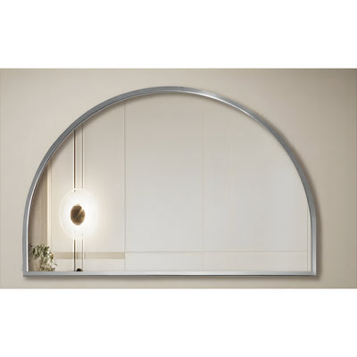 LUKKA ARCO METAL FRAMED MIRROR BRUSHED NICKEL 1500X1000MM