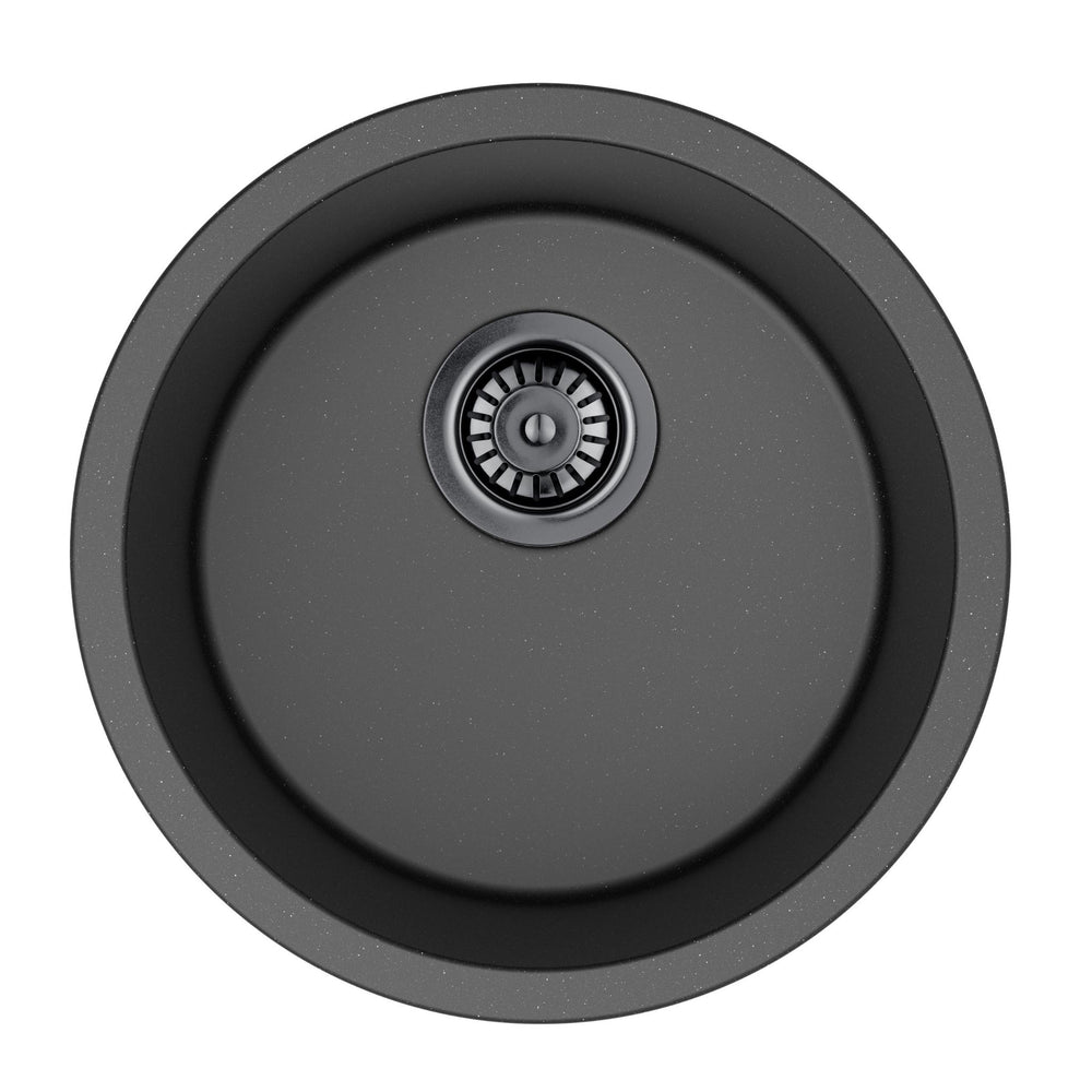 LUKKA LAUFEY GRANITE LAUNDRY SINK MATTE BLACK 410MM