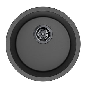 LUKKA LAUFEY GRANITE LAUNDRY SINK MATTE BLACK 450MM