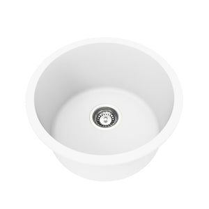 LUKKA LAUFEY GRANITE LAUNDRY SINK ARTIC WHITE 450MM