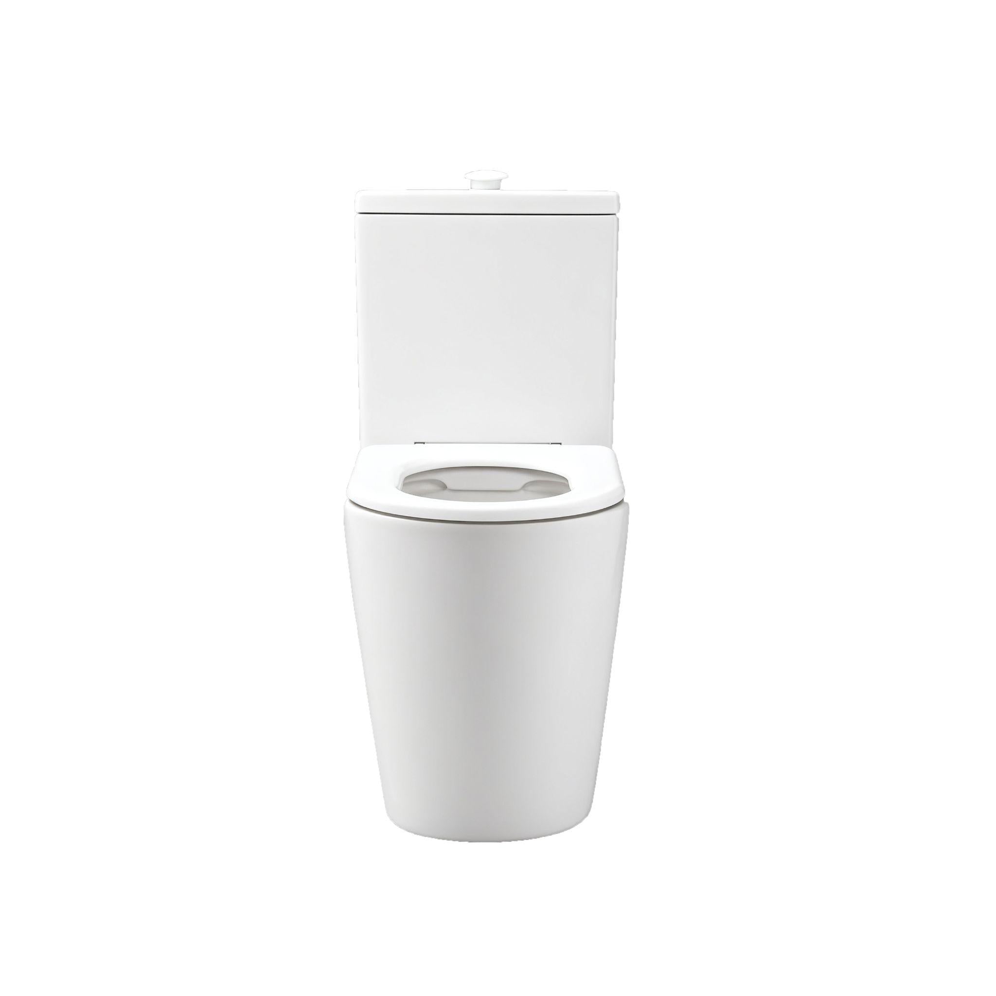 LUKKA HADDEN CARE RIMLESS WALL FACED TOILET SUITE WHITE