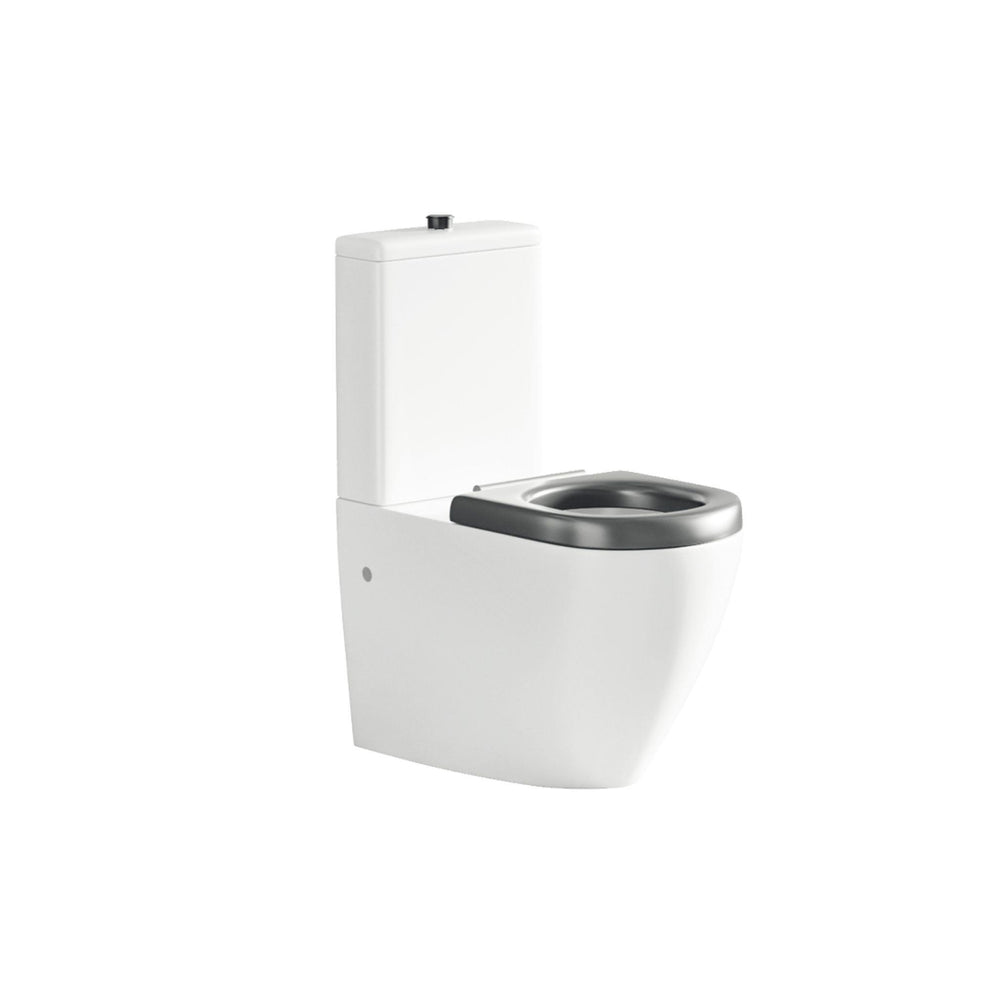 LUKKA HADDEN CARE RIMLESS WALL FACED TOILET SUITE WHITE