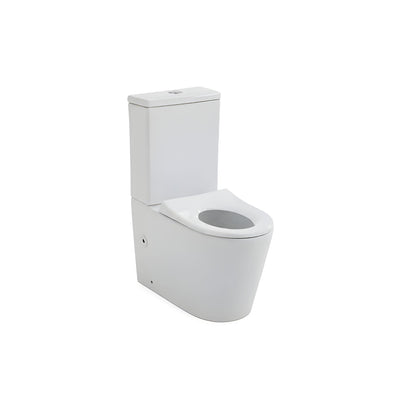 LUKKA HARPER JUNIOR TORNADO RIMLESS TOILET SUITE GLOSS WHITE