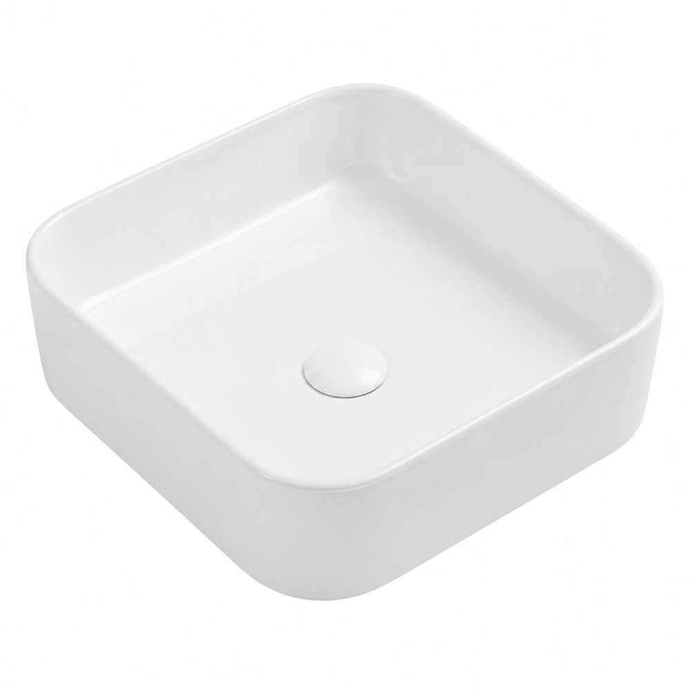 LUKKA KLIFF ABOVE COUNTER BASIN GLOSS WHITE 370MM