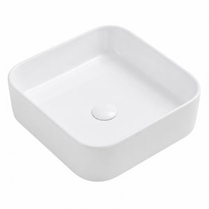 LUKKA KLIFF ABOVE COUNTER BASIN GLOSS WHITE 370MM