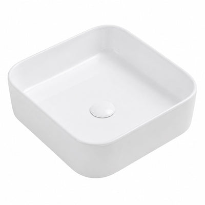 LUKKA KLIFF ABOVE COUNTER BASIN GLOSS WHITE 370MM