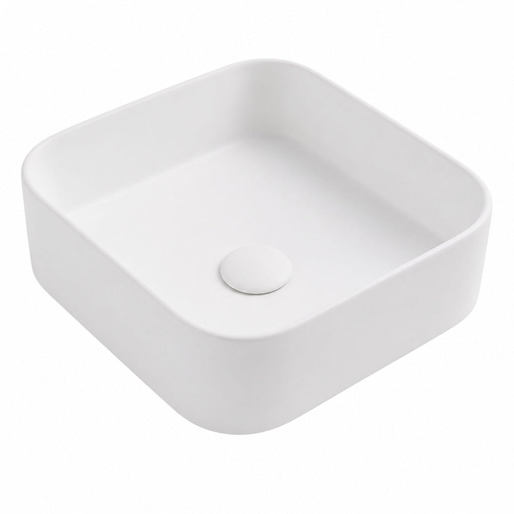 LUKKA KLIFF ABOVE COUNTER BASIN MATTE WHITE 370MM