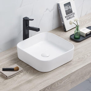 LUKKA KLIFF ABOVE COUNTER BASIN MATTE WHITE 370MM