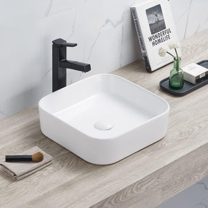 LUKKA KLIFF ABOVE COUNTER BASIN GLOSS WHITE 370MM