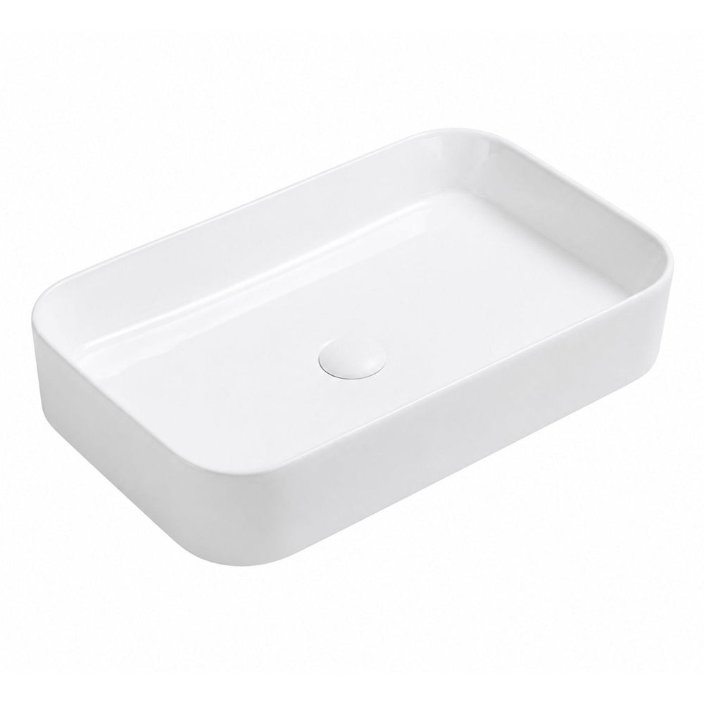 LUKKA KLIFF ABOVE COUNTER BASIN GLOSS WHITE 605MM