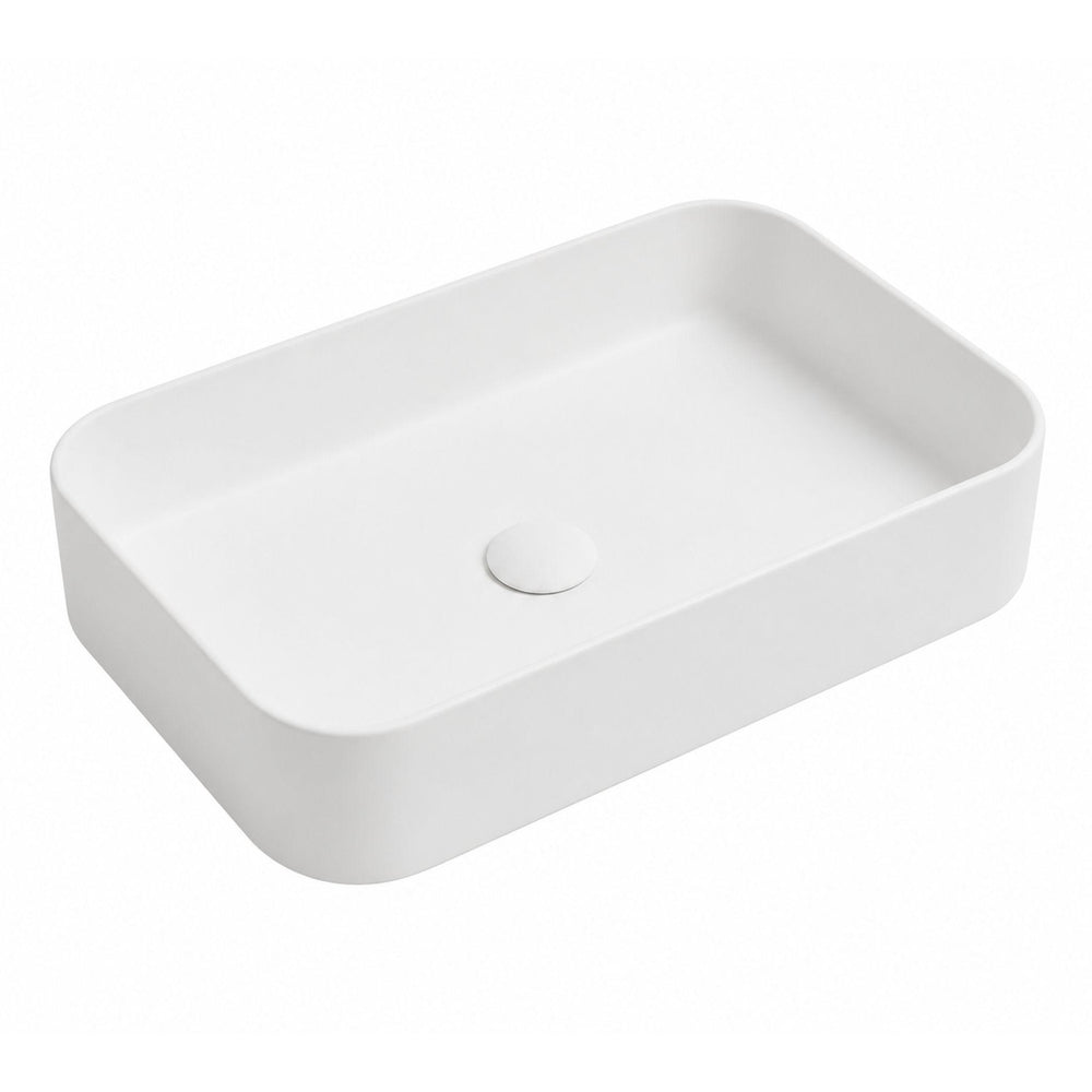 LUKKA KLIFF ABOVE COUNTER BASIN MATTE WHITE 605MM