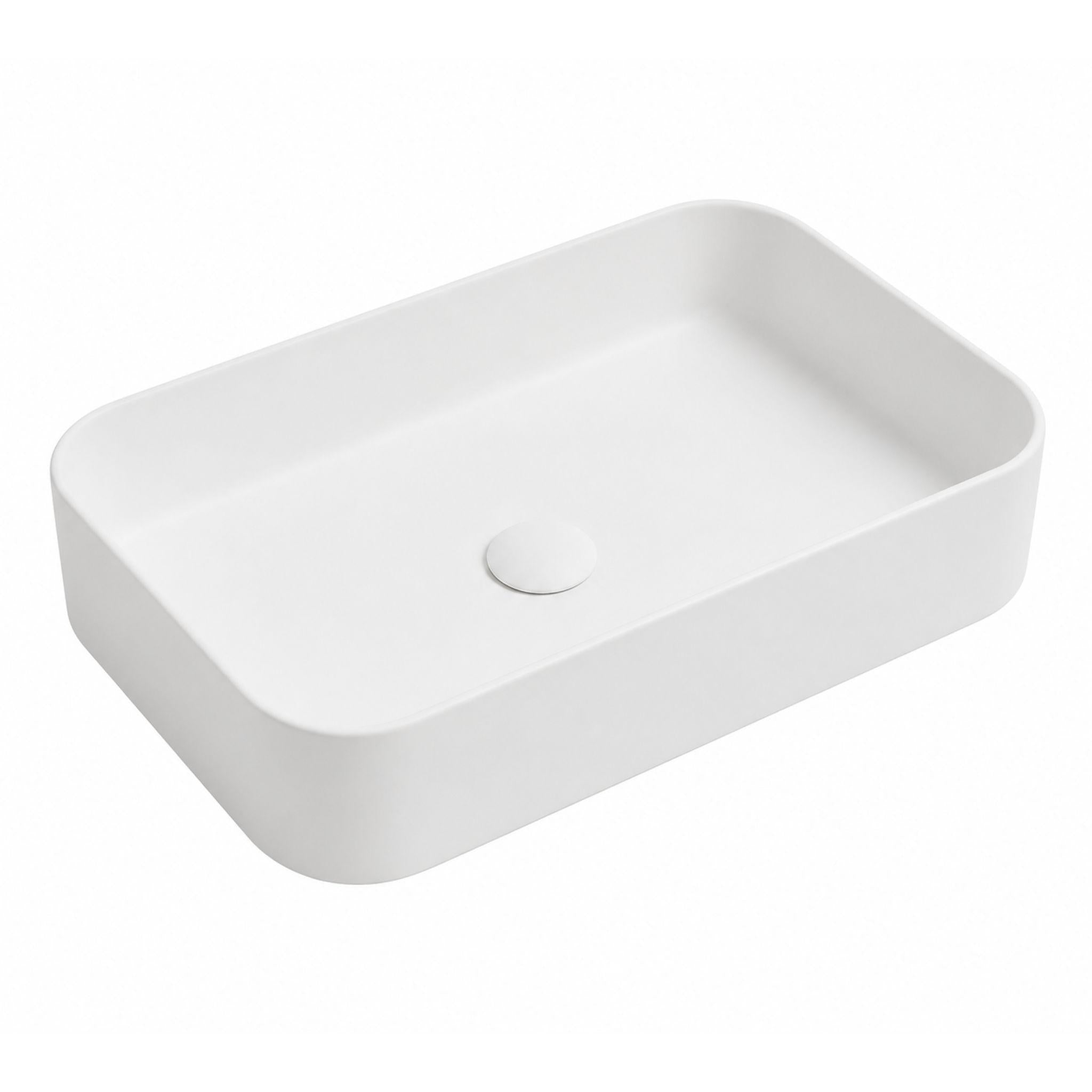 LUKKA KLIFF ABOVE COUNTER BASIN MATTE WHITE 605MM