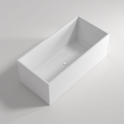 LUKKA KLIFF MULTIFIT FREESTANDING BATHTUB GLOSS WHITE (AVAILABLE IN 1400MM, 1480MM AND 1690MM)