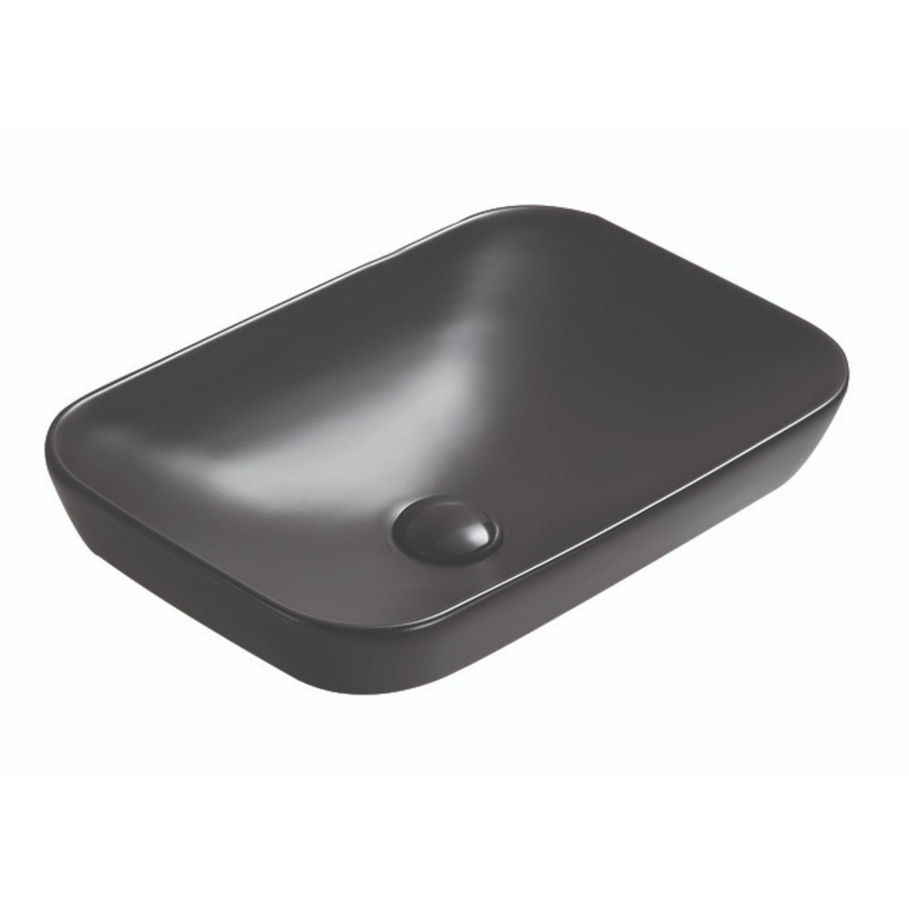 LUKKA KLIFF SEMI INSET BASIN MATTE BLACK 520MM