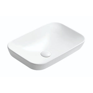 LUKKA KLIFF SEMI INSET BASIN MATTE WHITE 520MM