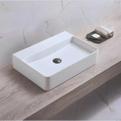 LUKKA KLIFF WALL HUNG / ABOVE COUNTER BASIN GLOSS WHITE 427MM