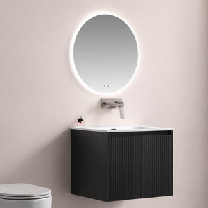 LUKKA ORBIS ROUND FRAMELESS PENCIL EDGE BACK-LIT LED MIRROR 800X800MM